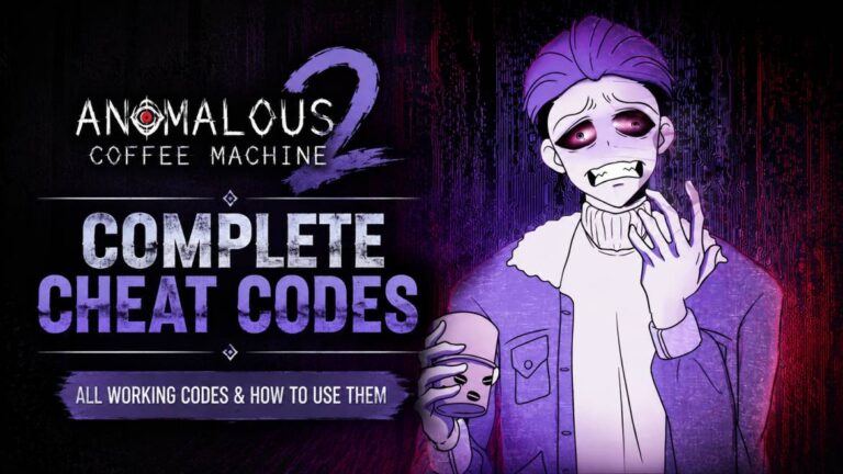 Anomalous Coffee Machine 2 cheat codes