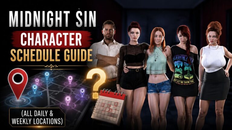 Midnight Sin Character Schedule Guide