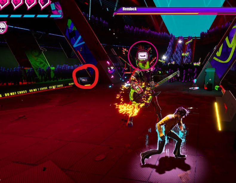 Hemlock's boss fight
