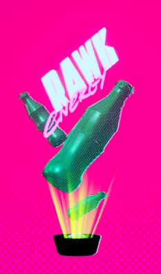 Rawk Energy Holo Ad