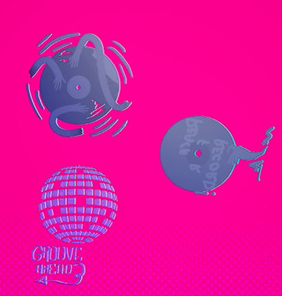 "Groove Ahead" Disco Graffiti