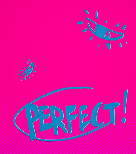 "I Must Be Perfect" Graffiti