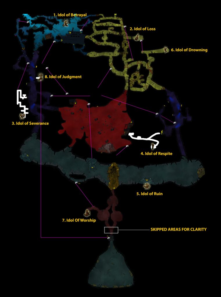 Rain Serpent & Idol Location
