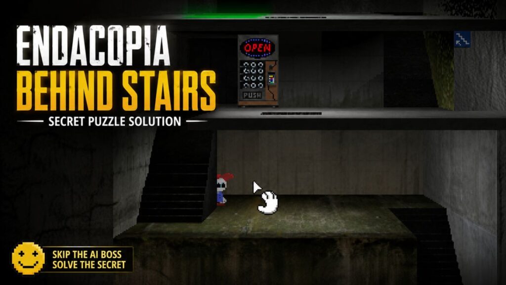 Endacopia Behind Stairs Secret Puzzle