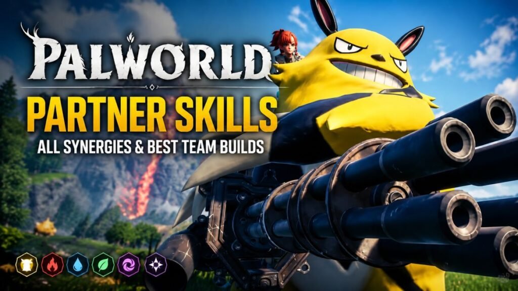 Palworld All Partner Skills List