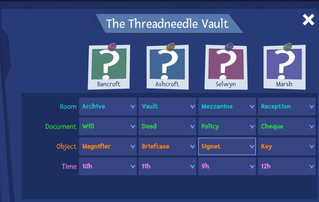 Case 15 – The Threadneedle Vault