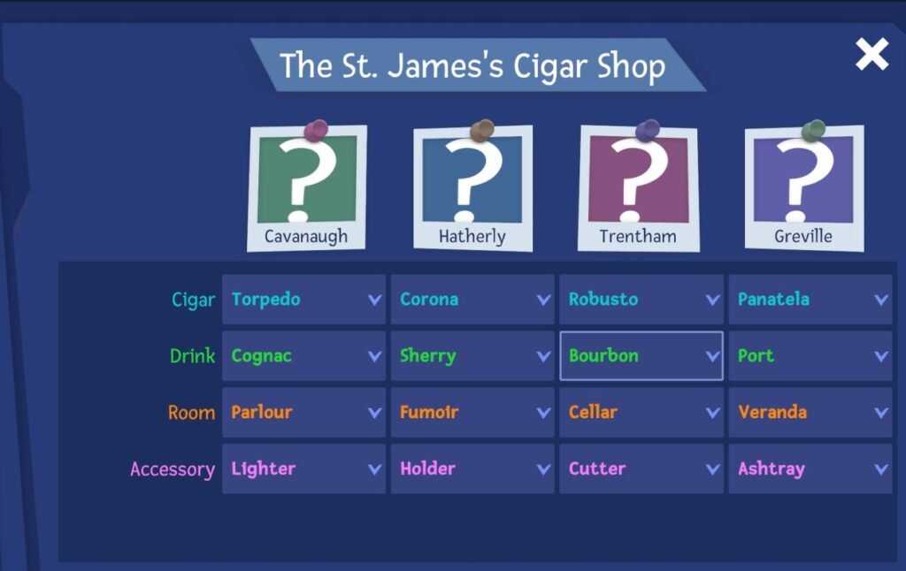 Case 20 – The St. James's Cigar Shop