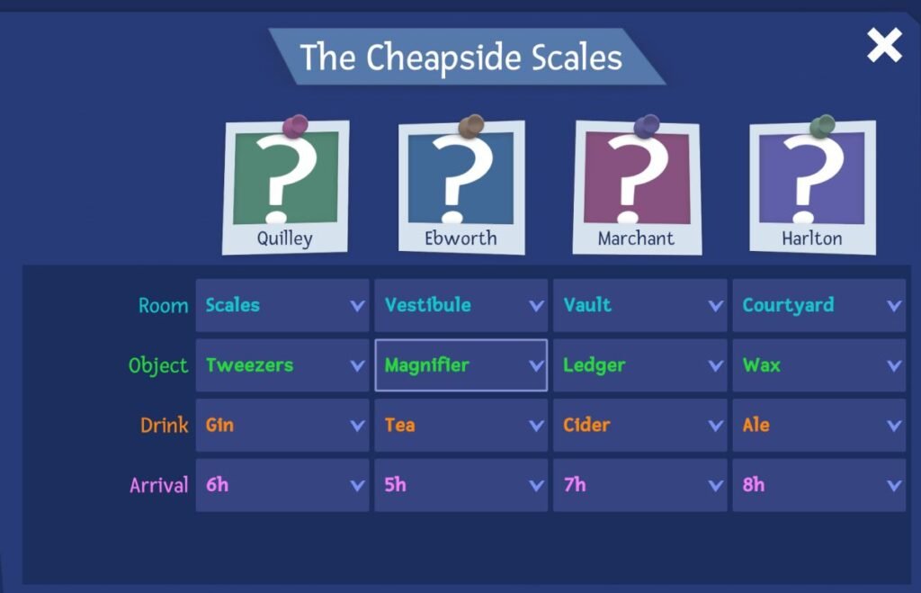 Case 32 – The Cheapside Scales