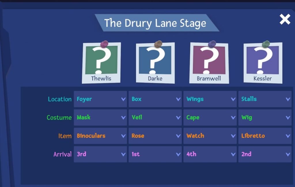 Case 6 – The Drury Lane Stage