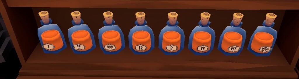 Runes Potion Puzzle