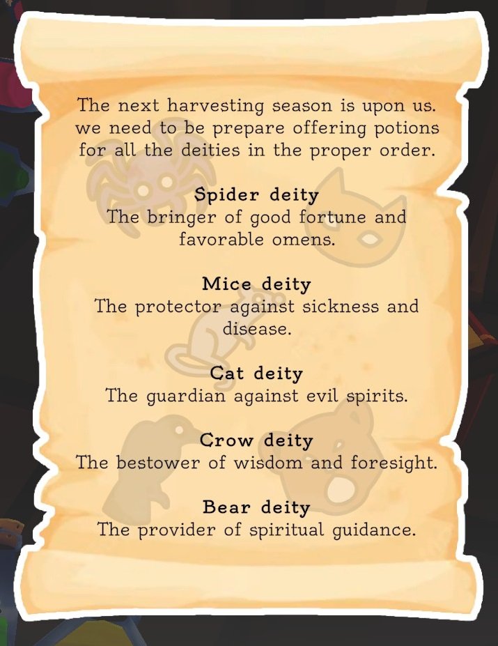 Deities Puzzle