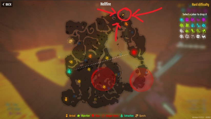 top-right area of the map