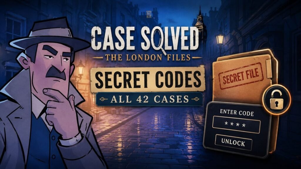 The London Files Secret Cases Codes