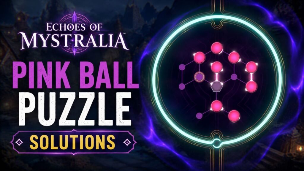 Solution for Pink Timed Puzzles in Echoes of Mystralia