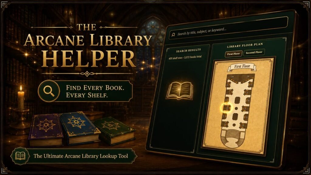 Arcane Library Helper