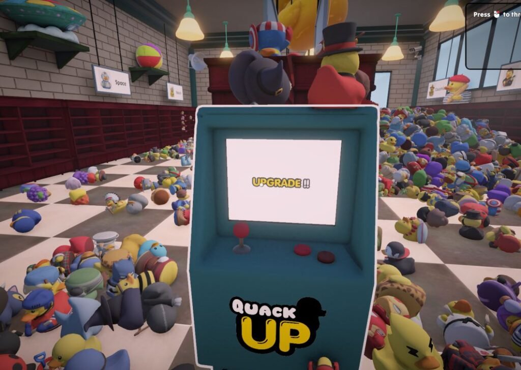 Quack up upgrade machine