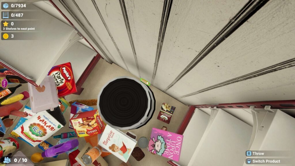 black and white step stool