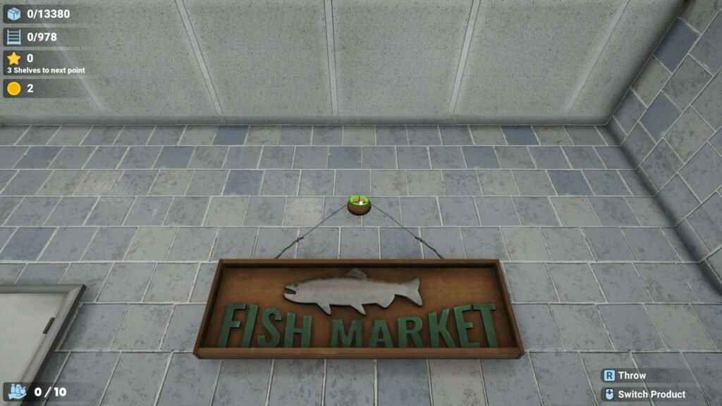 Fish Market board sign