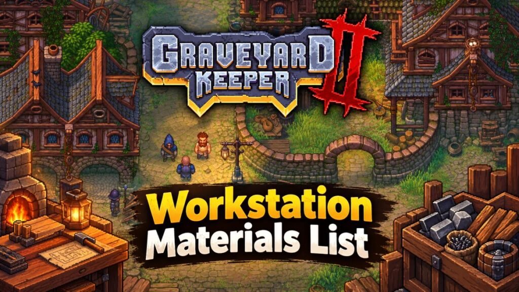 Graveyard Keeper 2 Workstation Materials: All Building Costs