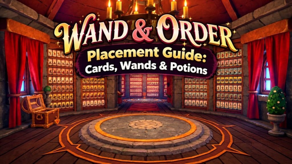 Wand & Order Placement Guide: Cards, Wands & Potions