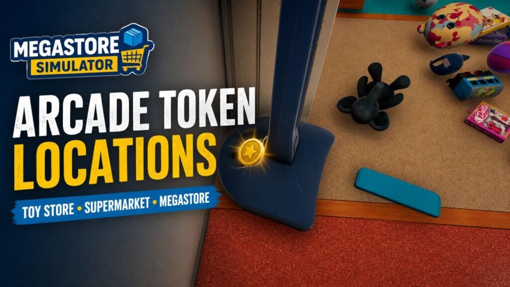 Megastore: Tidy Up Together Arcade Token Locations