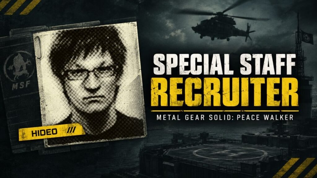 Special Staff Recruiter Achievement Guide - METAL GEAR SOLID: Peace Walker