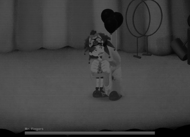 Clown on the TV