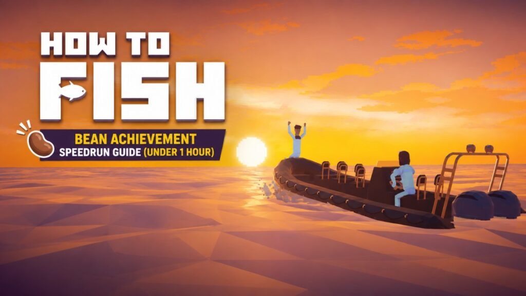 How to Fish: Finish the Game in 1 Hour For The Bean Achievement