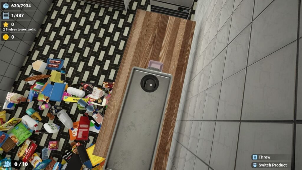 Supermarket first coin location