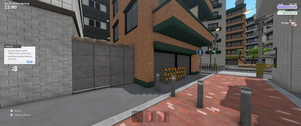 Find the Maidroid Delivery Area