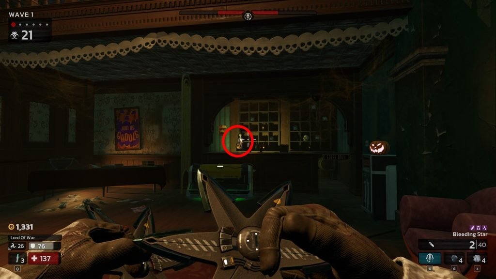 Behind the Armour Crate