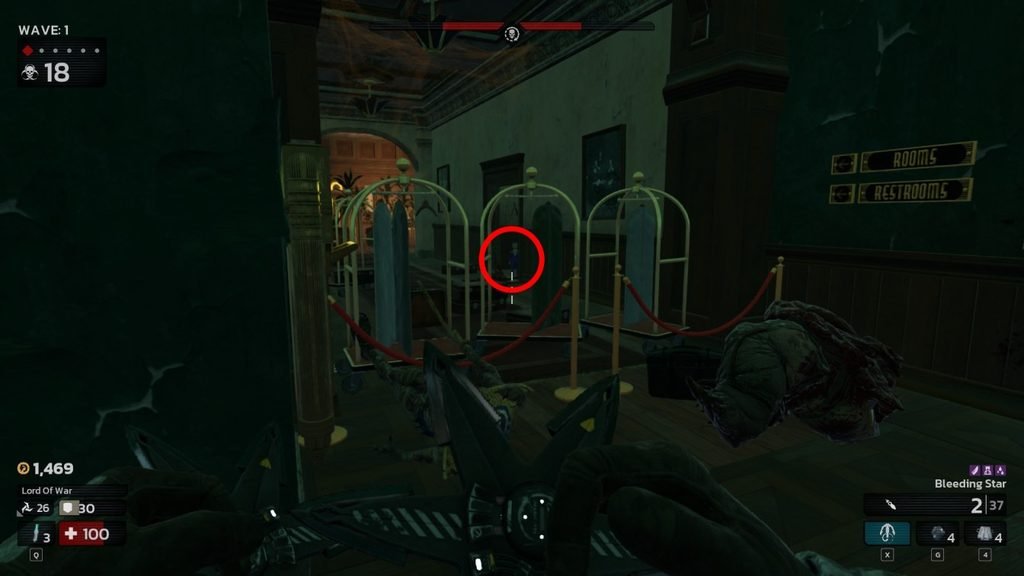 Behind the Luggage Trolleys