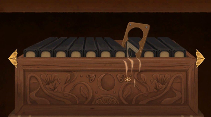 wooden object from the tape box