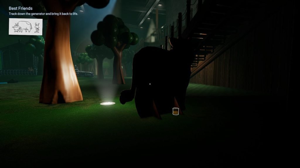 Look behind the cardboard cow