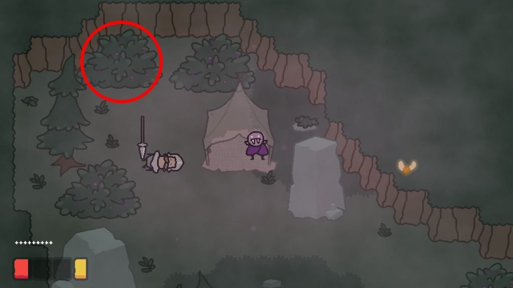 Gnome 4: Bush Near the Hollowseed Room