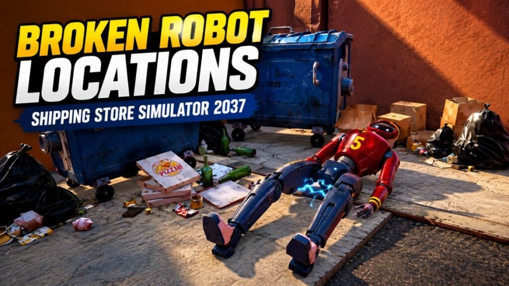 Shipping Store Simulator 2037: All Broken Robot Locations