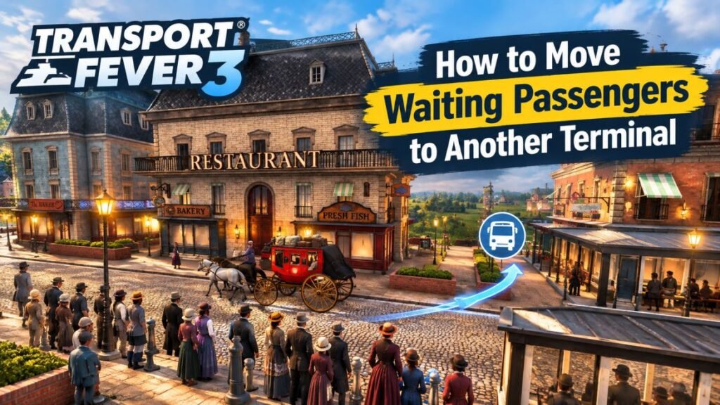 Transport Fever 3: How to Move Passengers to Another Terminal