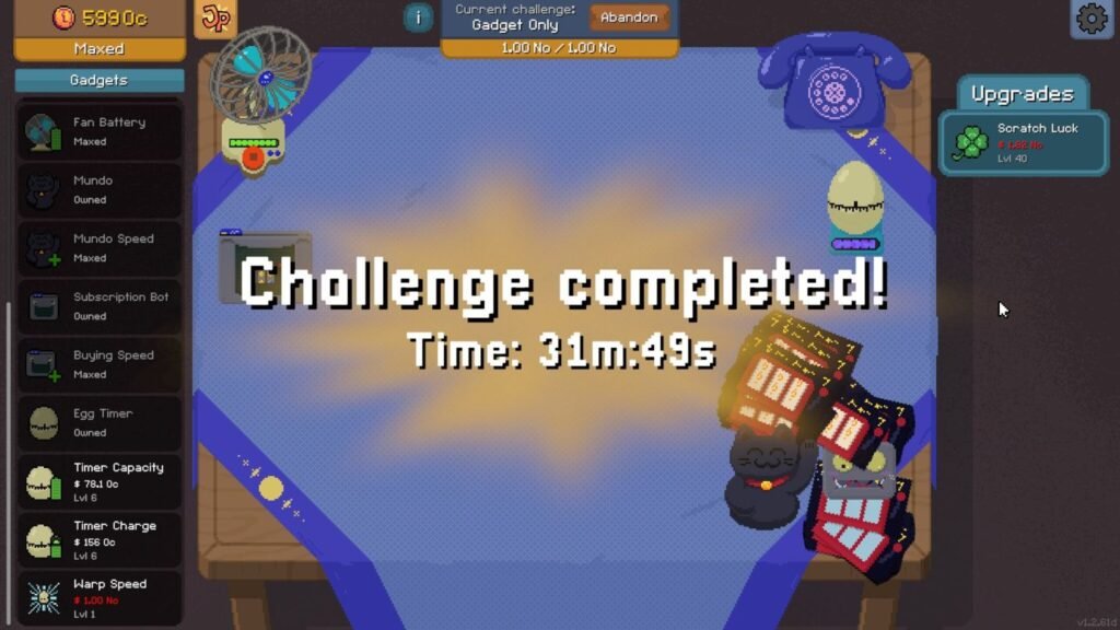 Scritchy Scratchy: Gadgets Only Challenge Guide